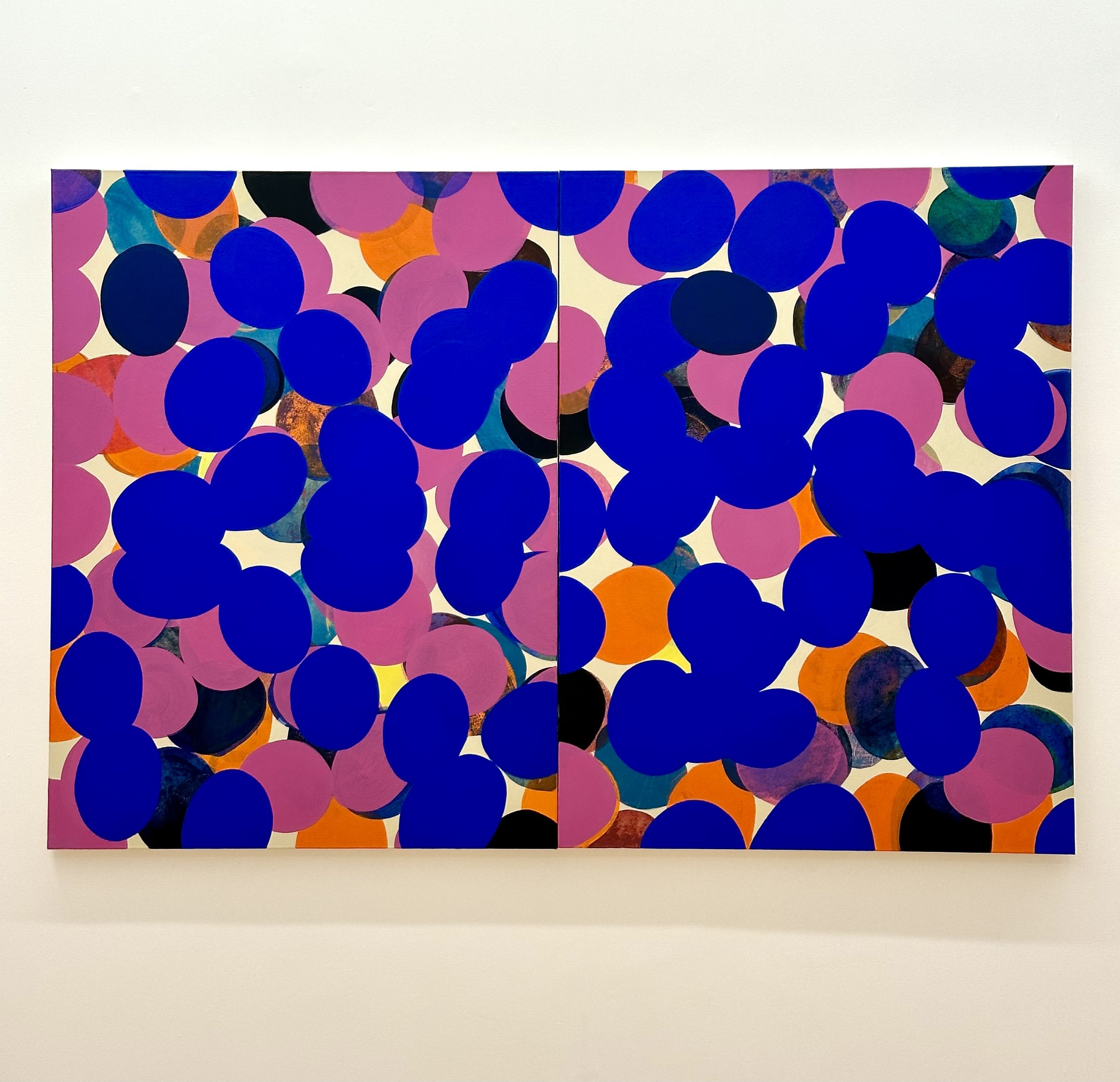 The Migration of Colour and Form: A Transitive Cut (CobaltPink) 2022