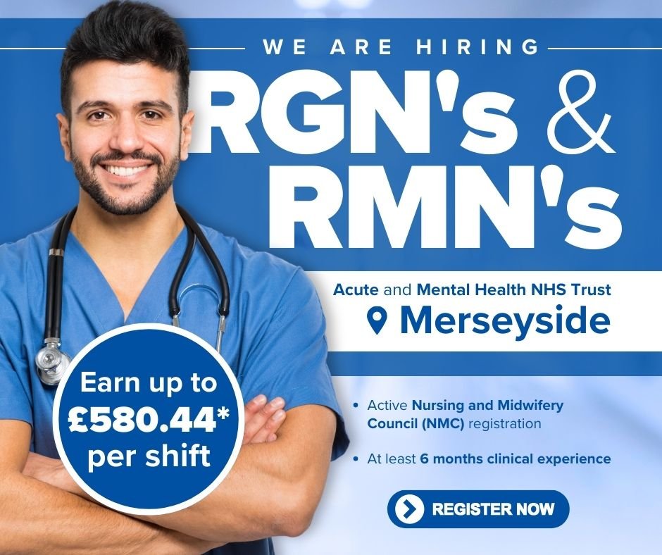 NHS Jobs RGN RMN Merseyside