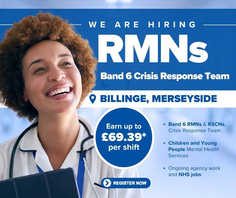 Band 6 RMN RSCN Nurse Jobs Billinge
