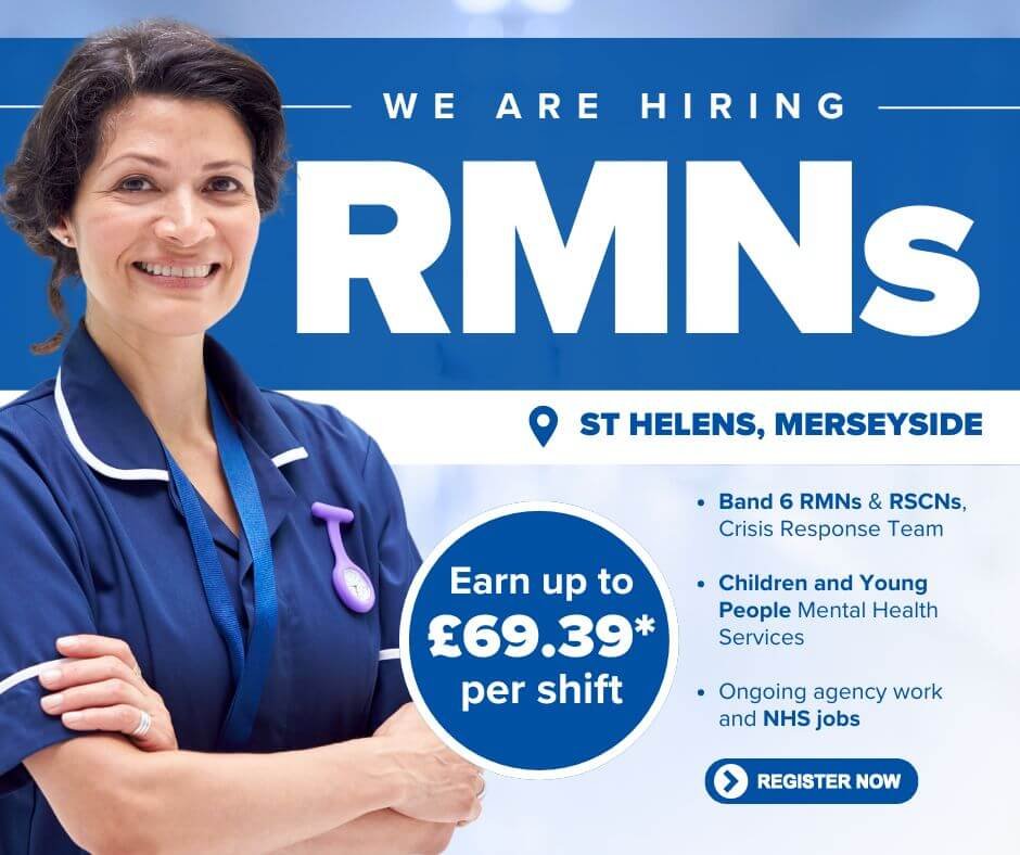 RMN Nurse Jobs  St Helens 