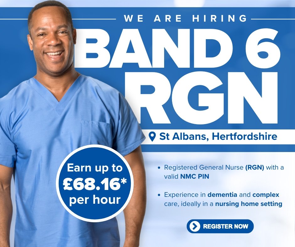 Band 6 RGN Jobs in St Albans