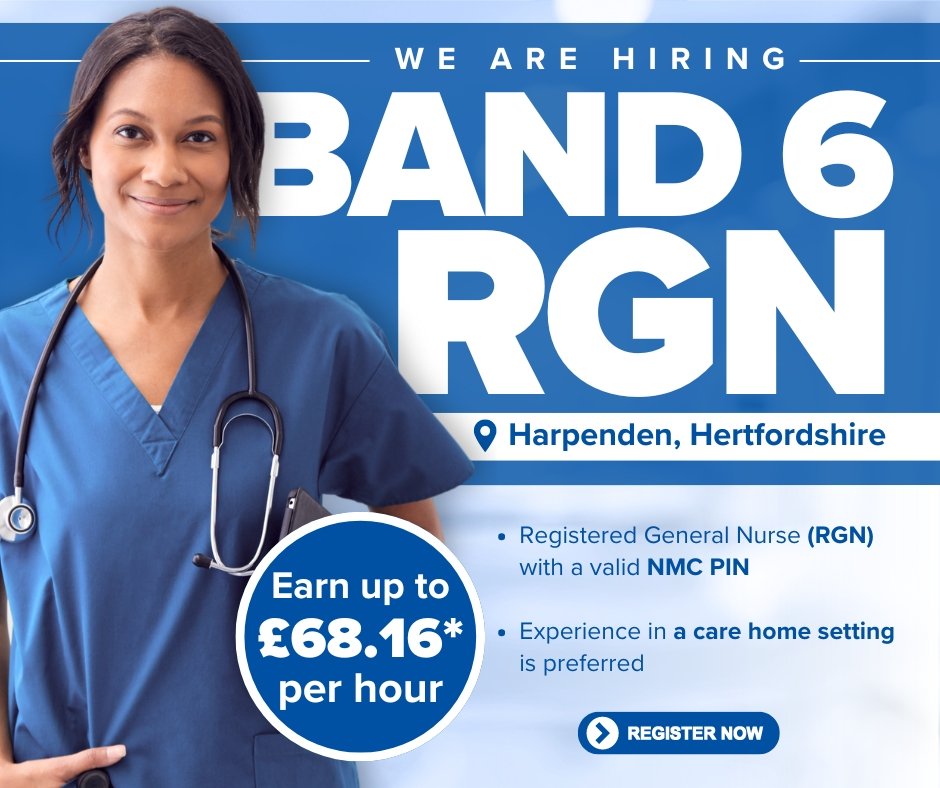 Band 6 RGN Jobs in Harpenden