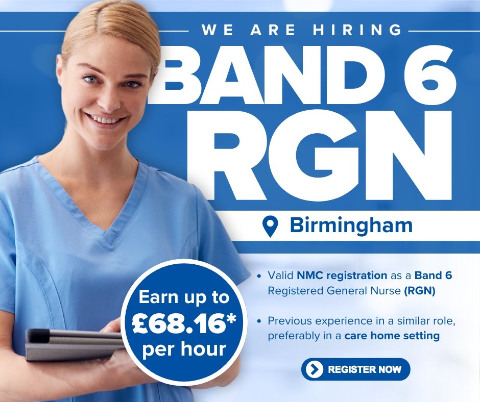 Band 6 RGN Jobs in Birmingham