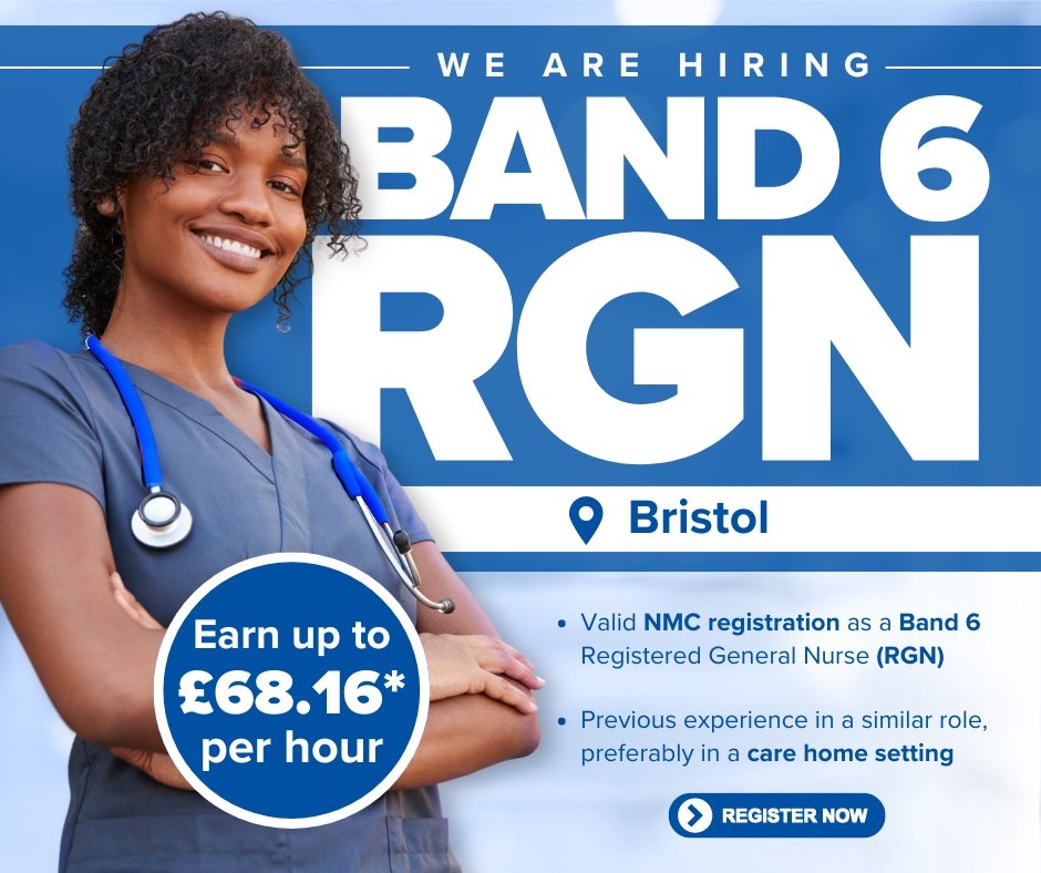 Band 6 RGN Jobs in Bristol