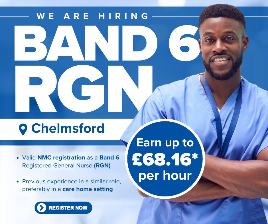Band 6 RGN Jobs in Chelmsford