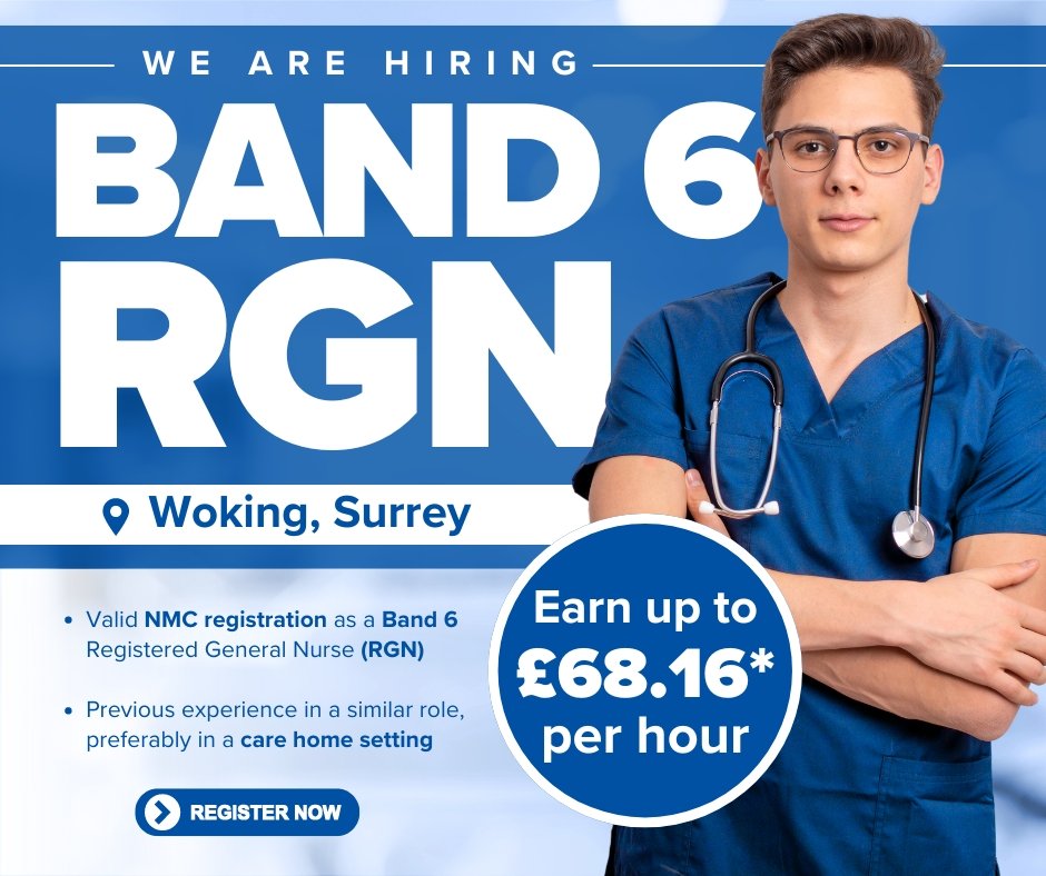Band 6 RGN Jobs in Woking 