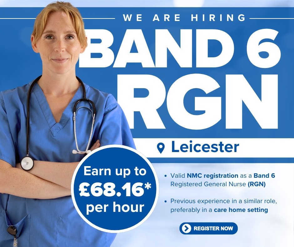 Band 6 RGN Jobs in Leicester 