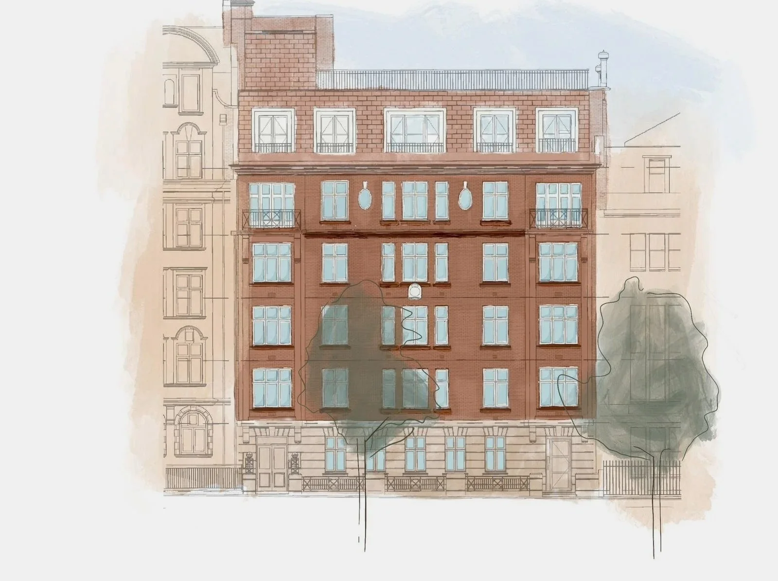 We’ve been appointed to deliver the interior architecture and design for seven exquisite new apartments in the heart of Marylebone.  Here, classical grandeur meets modern refinement, resulting in timeless city homes. The design speaks to discerning