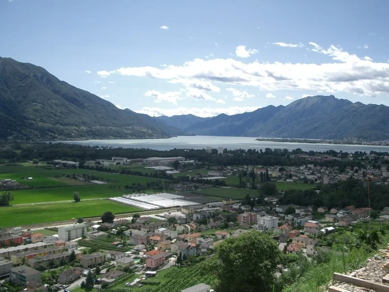Seesicht Ferienwohnung Locarno-Region Gordola