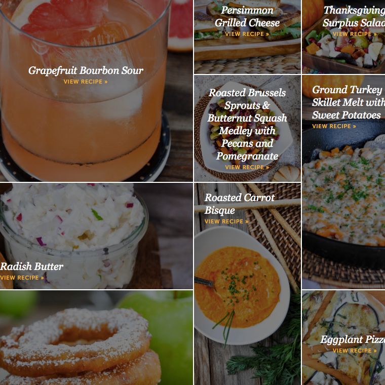 A portion of the content created for the CA GROWN blog.