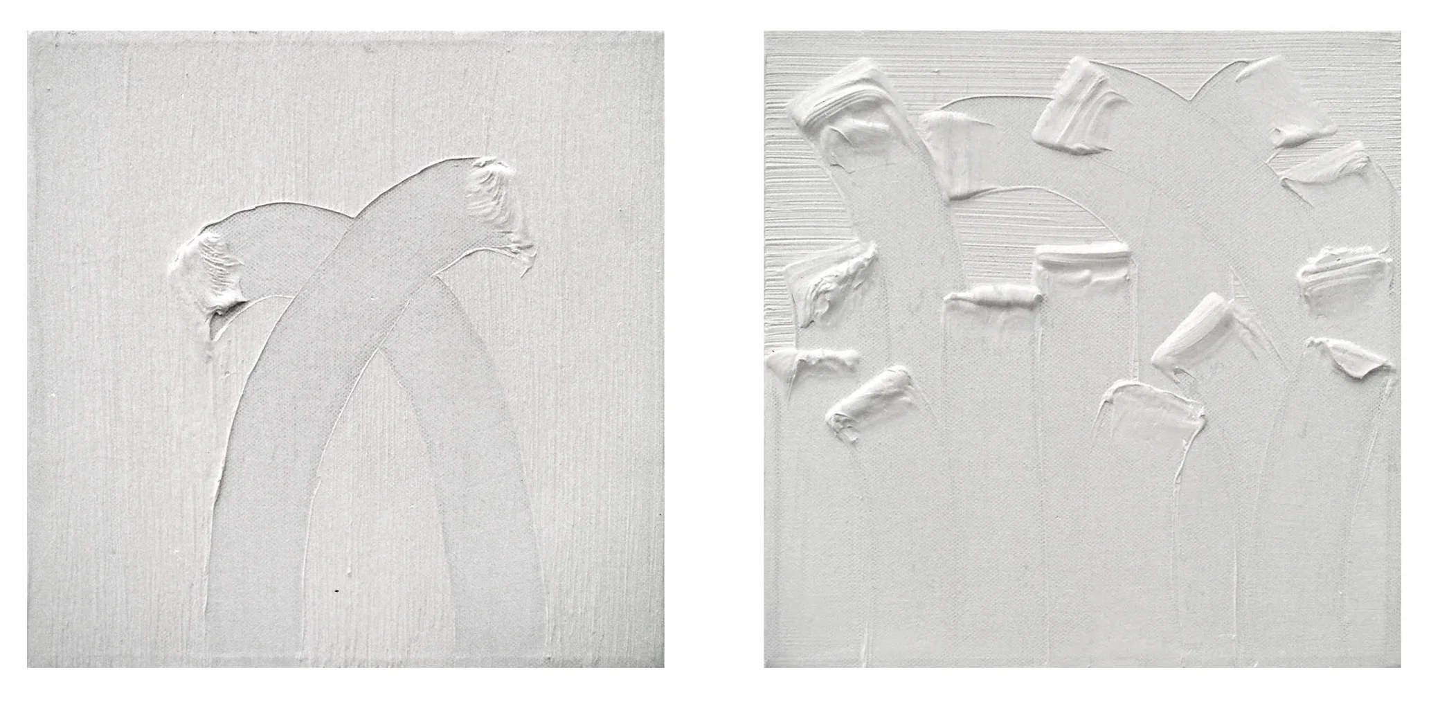 Loving stage, happy audience (diptych)