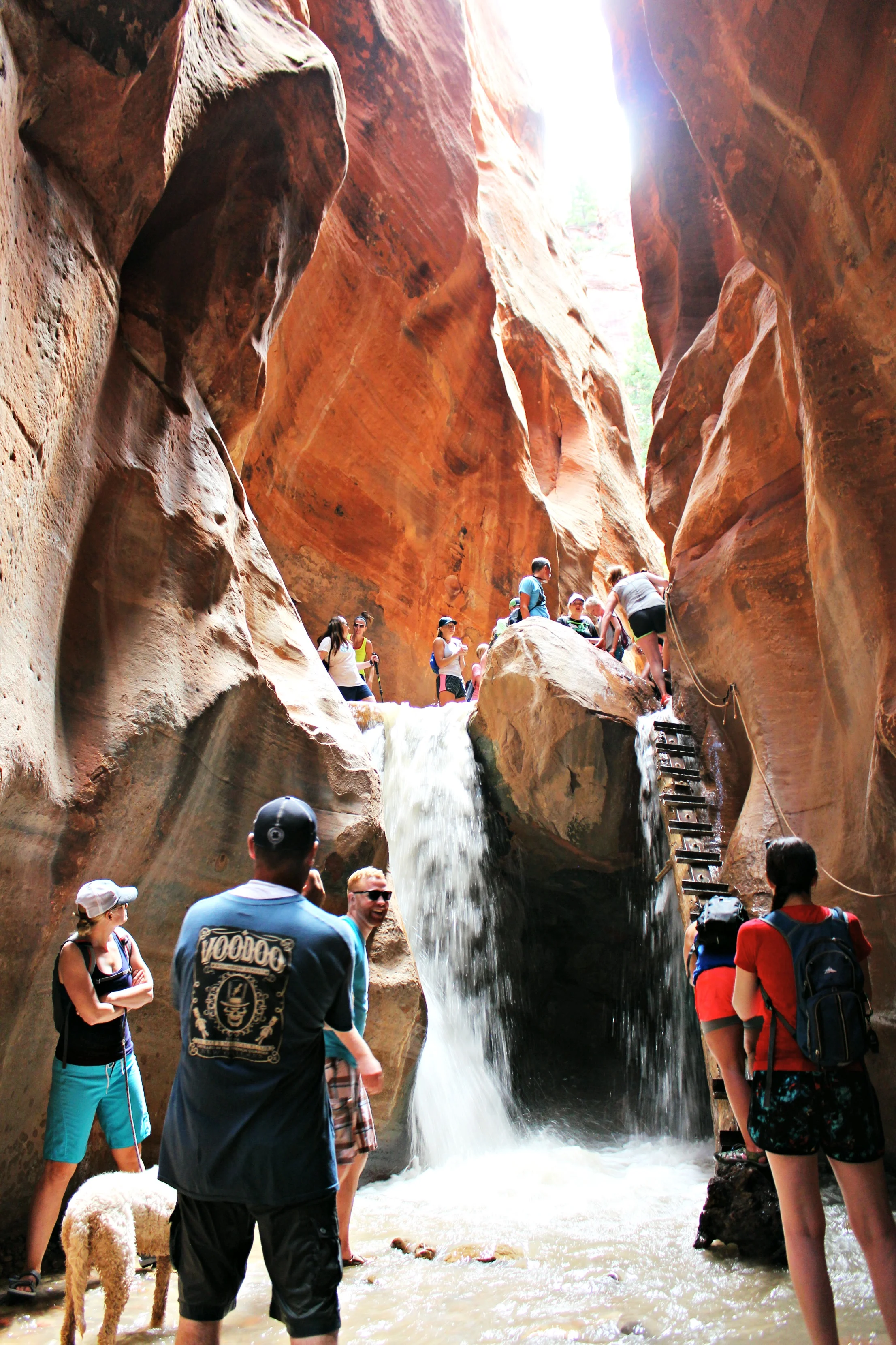 Squeeze Through a Slot Canyon to Kanarraville Falls Rad Family Travel