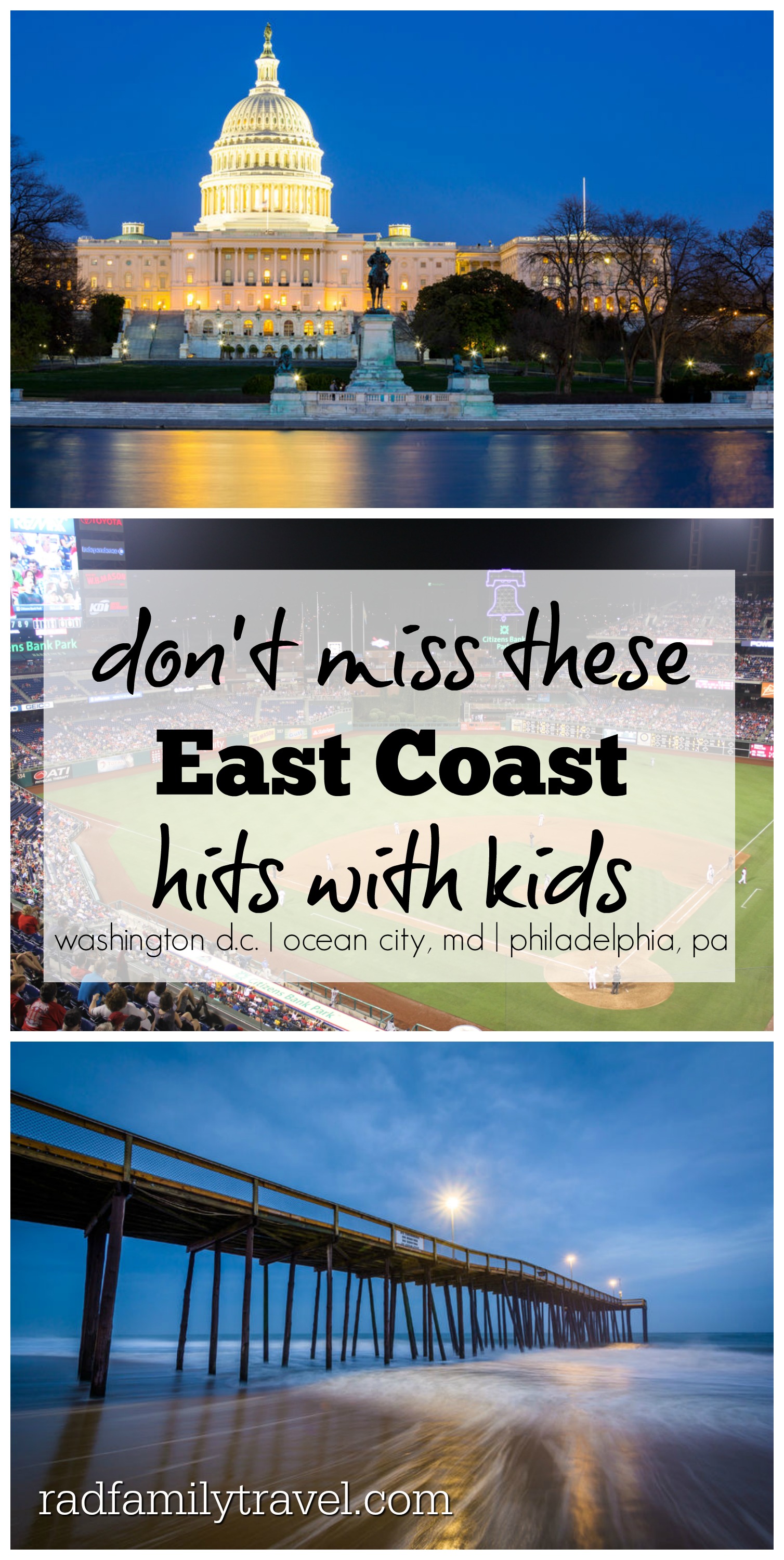 east coast cities with kids