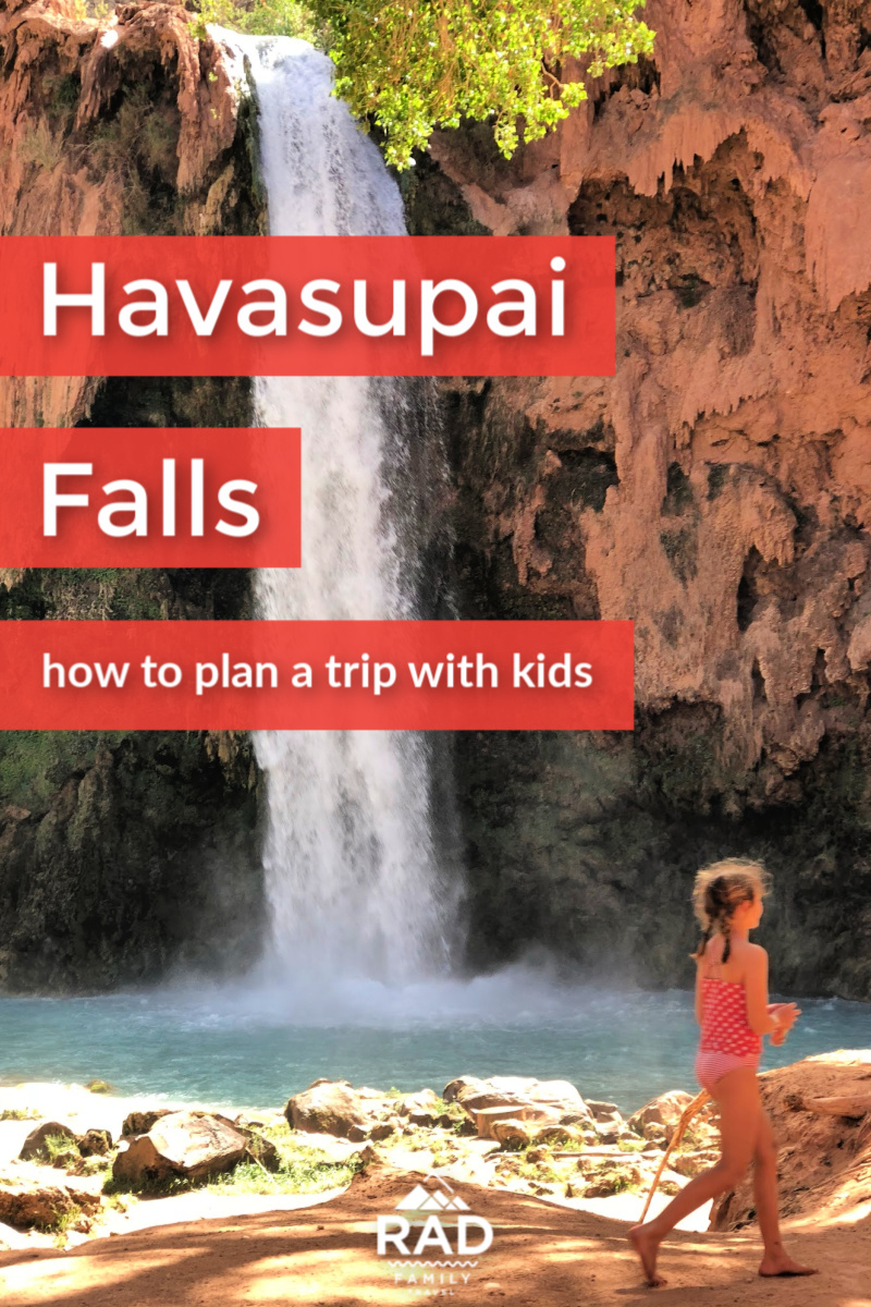 havasupai falls with kids