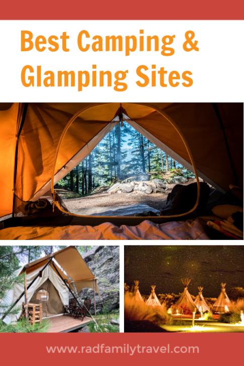best camping glamping sites