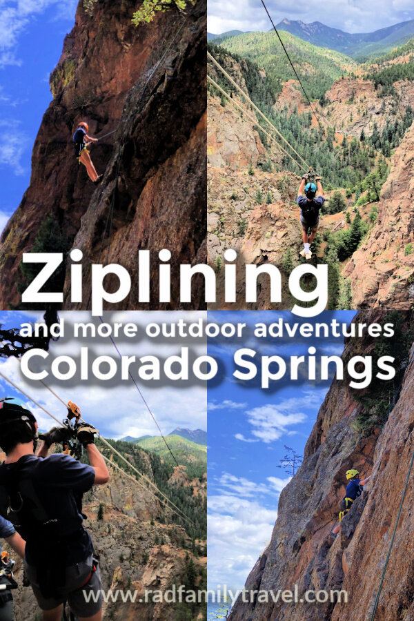 Zipline Broadmoor Soaring Adventure at Seven Falls in Colorado Springs
