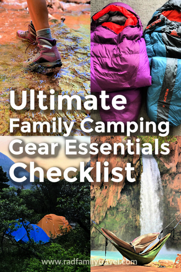 Family Camping Gear Essentials Checklist