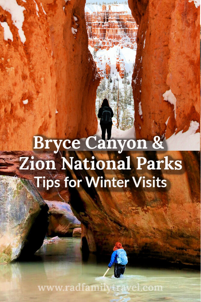 Bryce and Zion in Winter Solitude
