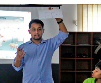 "I CHANGE the minds of Bangladesh's next generation by teaching about climate change so that they can be a force for positive change now and in the future. " – Shamir Shehab , Founder of Bangladesh Youth Environmental Initiative