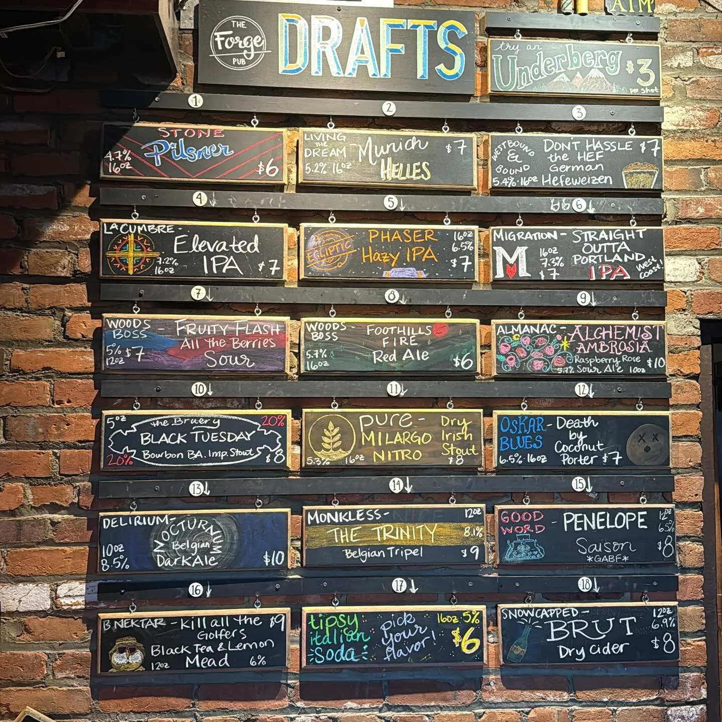 Tuesday draft list 🤘🔥🍻