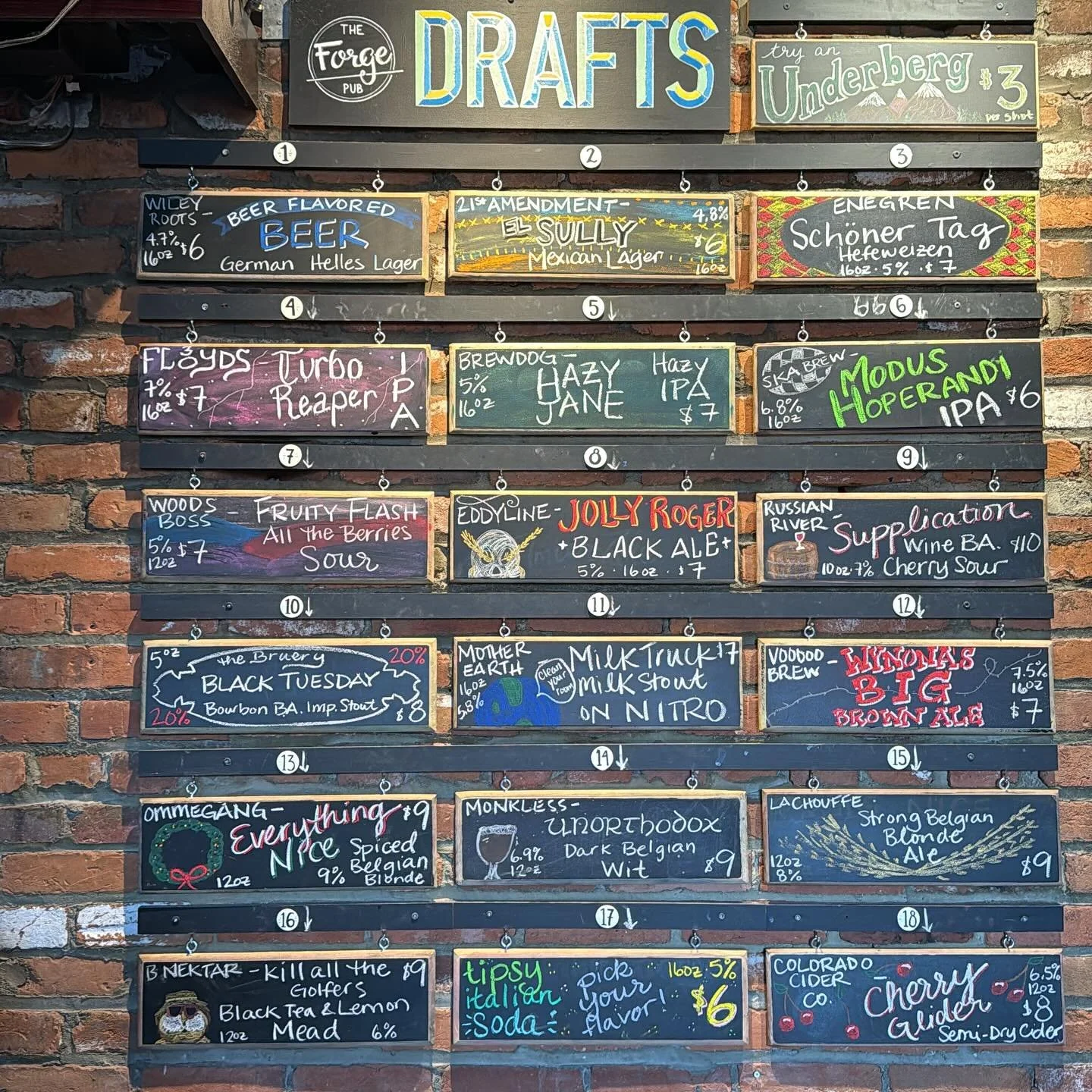 Tuesday draft list 🤘🍻