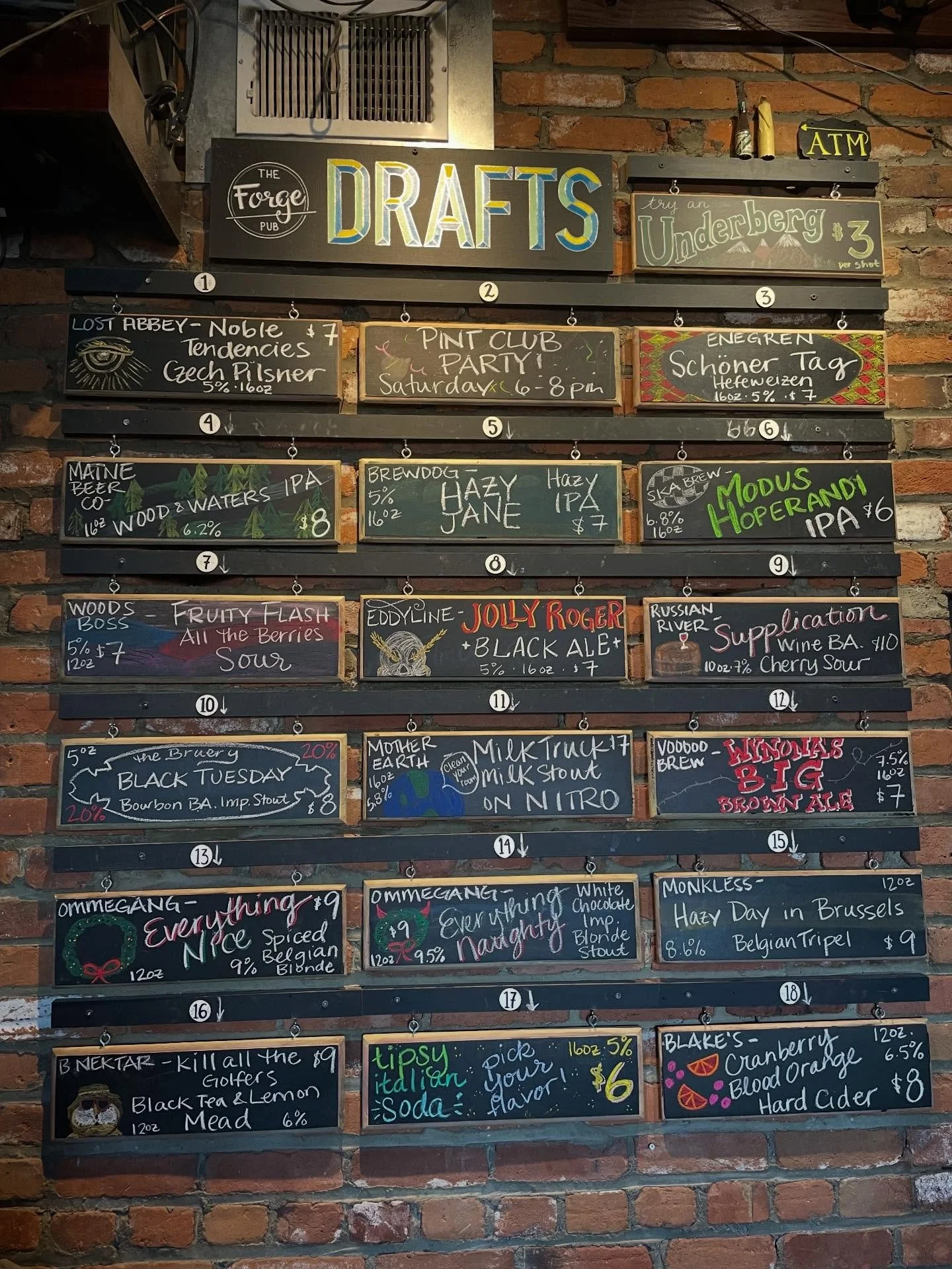 Happy FRIDAY draft list. Got some great new beers on tap! Come give some a try! Cheers 🍻🤙🕺