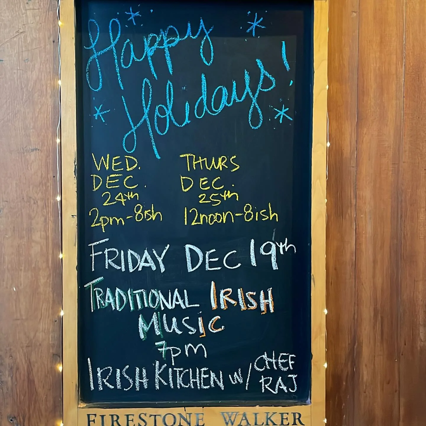 Happy Holidays from The Forge! ❄️ Live music and a special menu this Friday, and limited hours next week. See you soon!