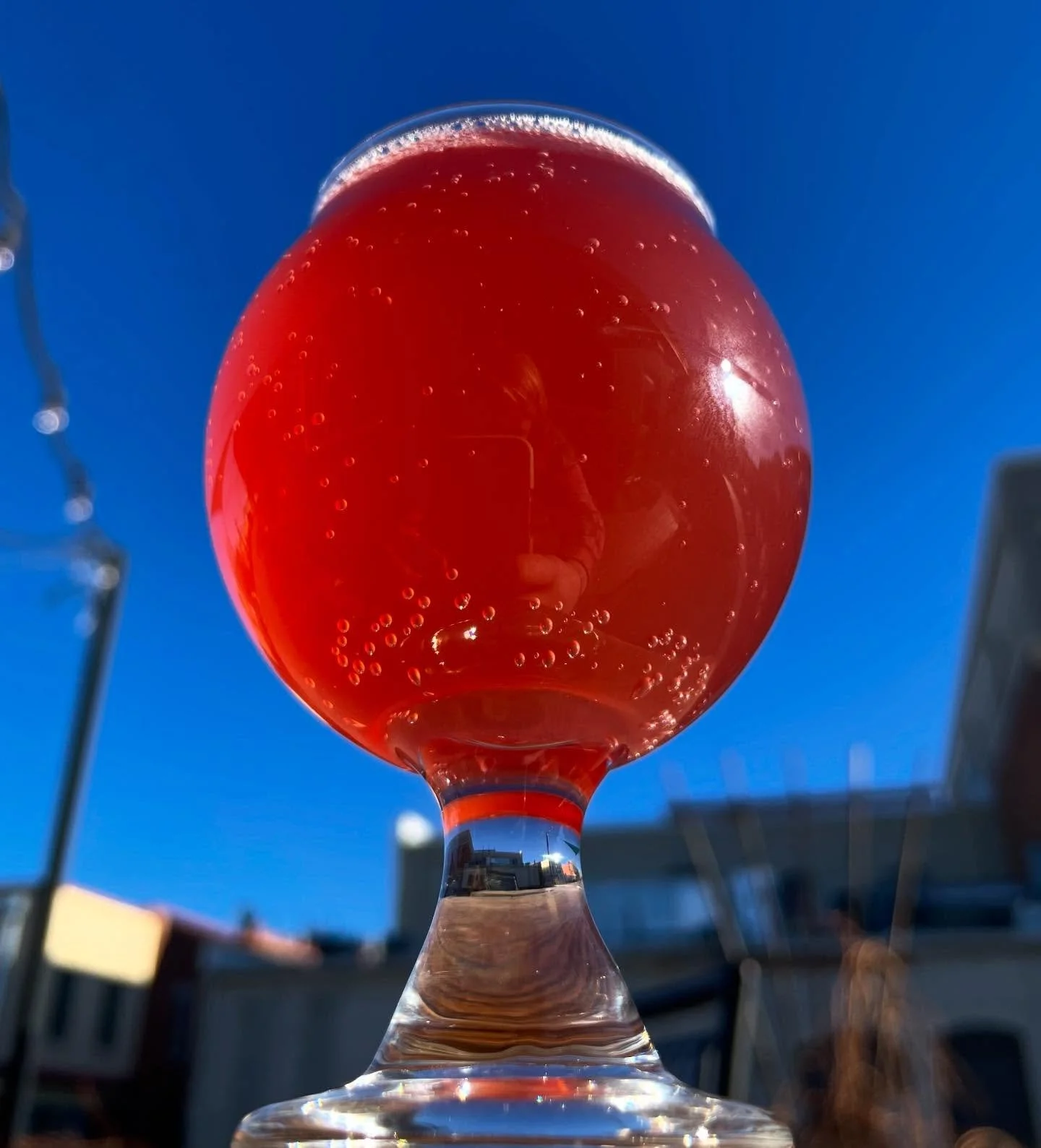 It&rsquo;s a beautiful bluebird day to enjoy a patio beer at The Forge! 🍻 ☀️