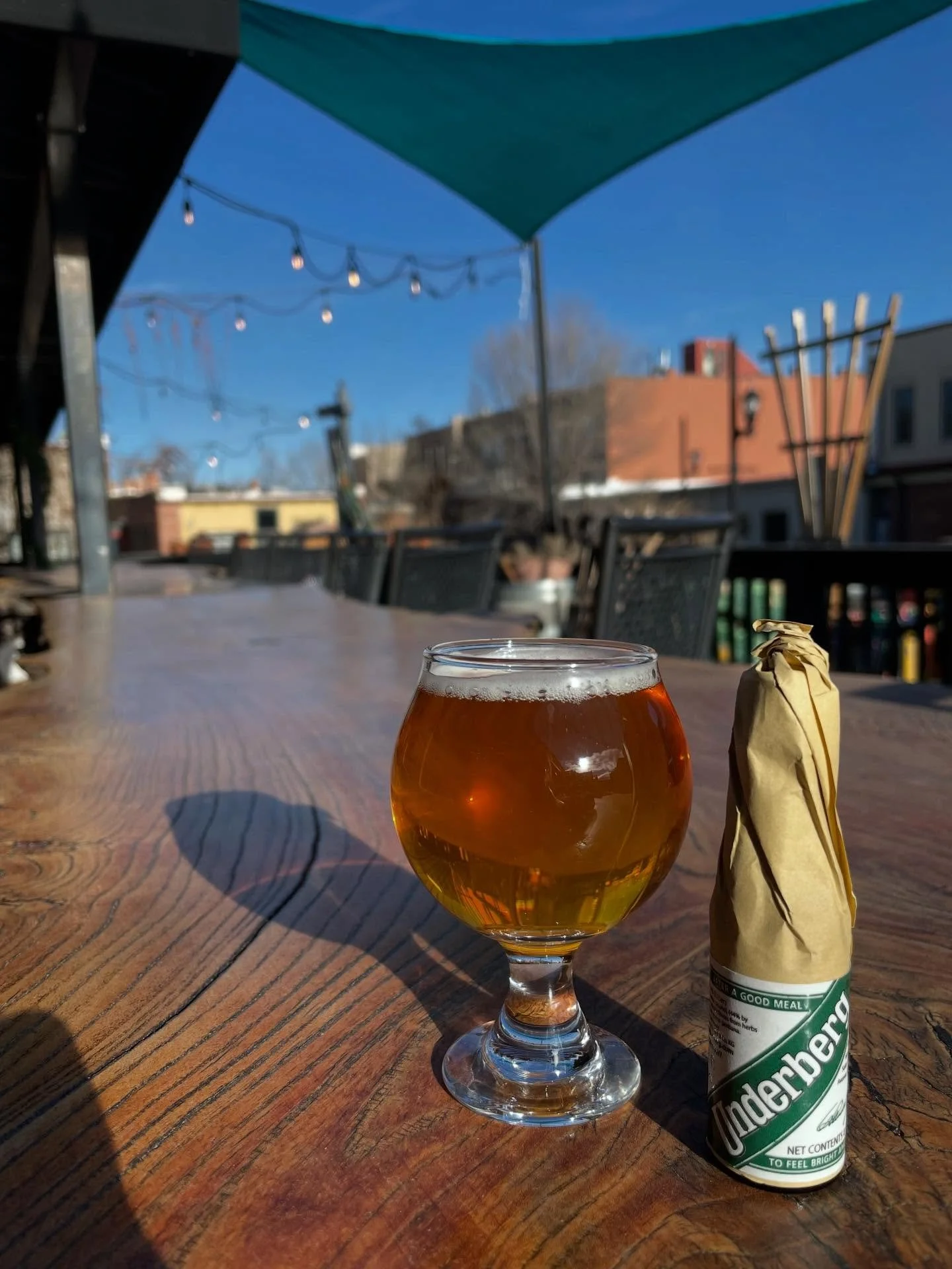 Beat the wind and come warm up with an Underberg! Cheers! 🍻🤘
