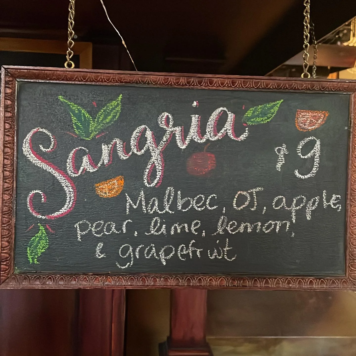 Sangria 🍷 is back!! Come join us for one!! 🍻