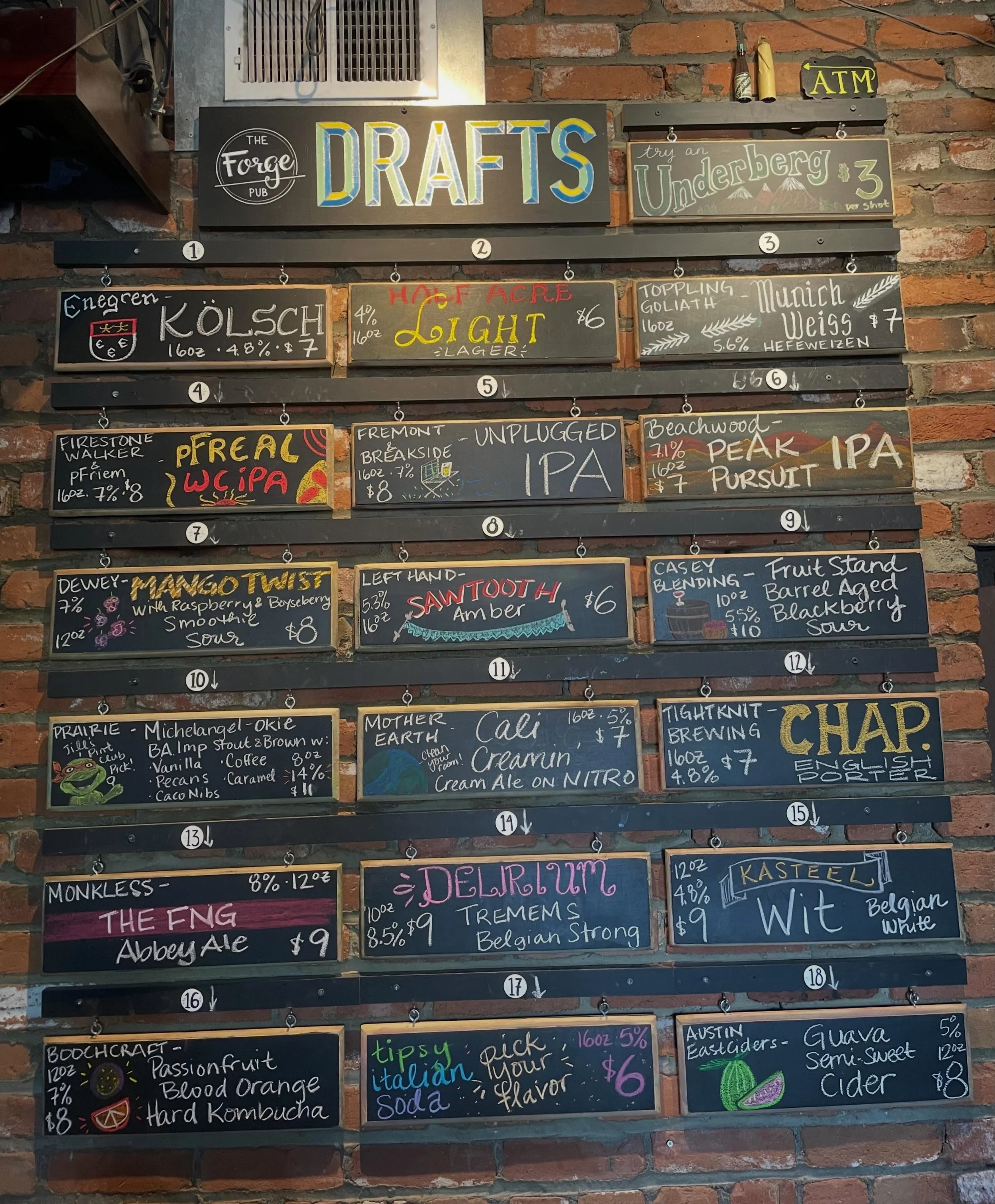 Friday draft list! Cheers! 🍺🙌