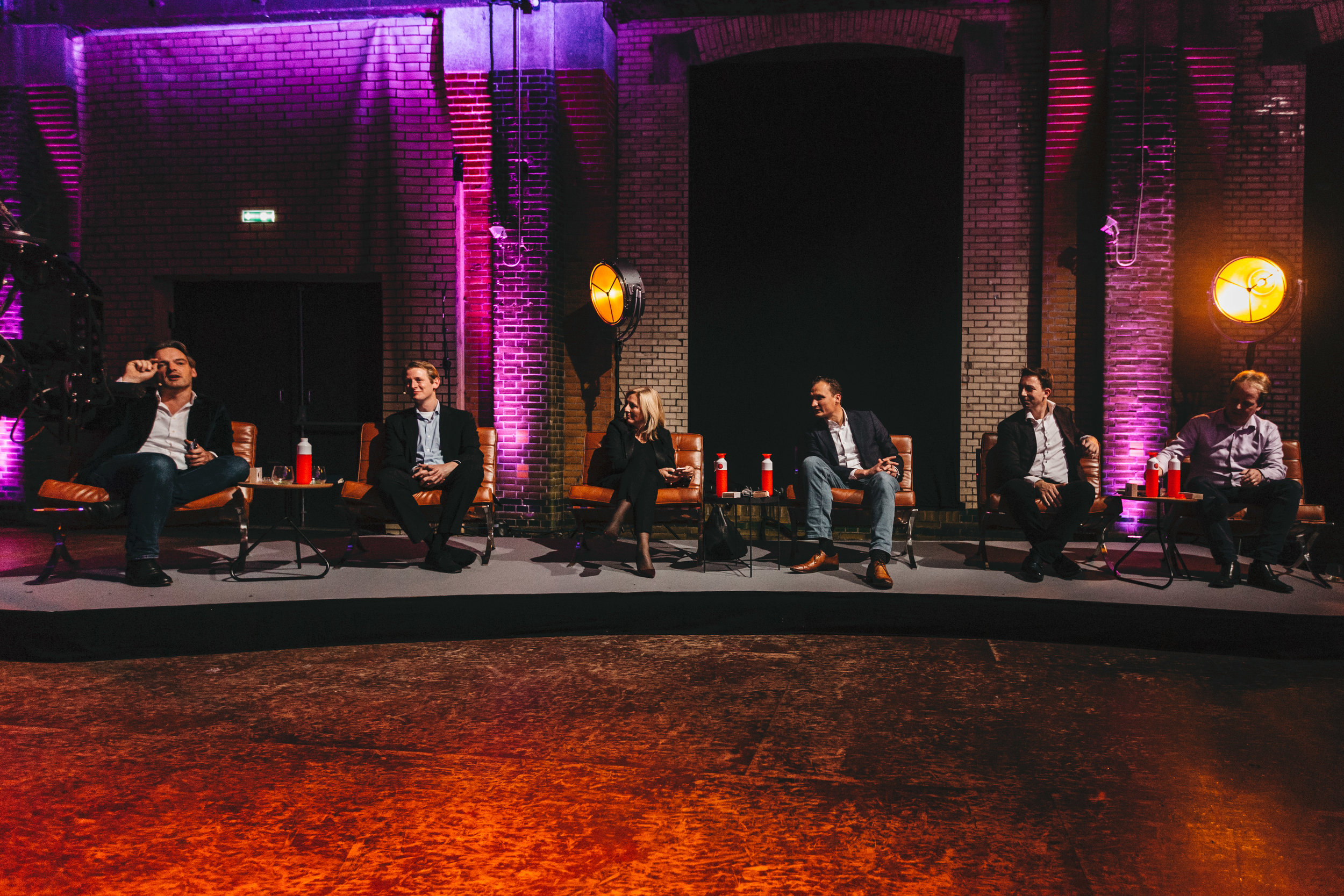 Michiel Geerdink (tweede van rechts) in het panel van Present Your Startup.
