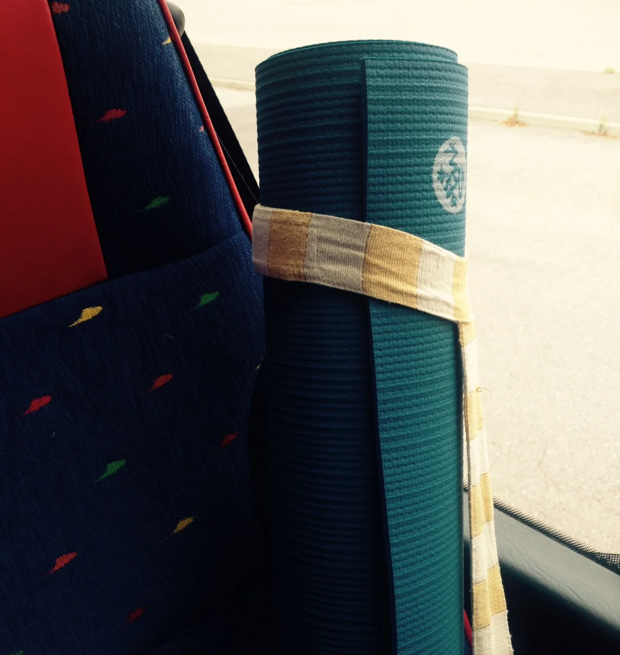 My mat and I ...