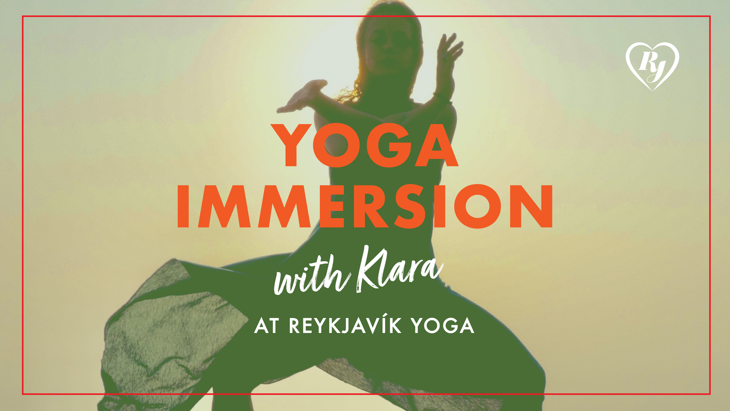 Yoga immersion - 3hr class with Klara