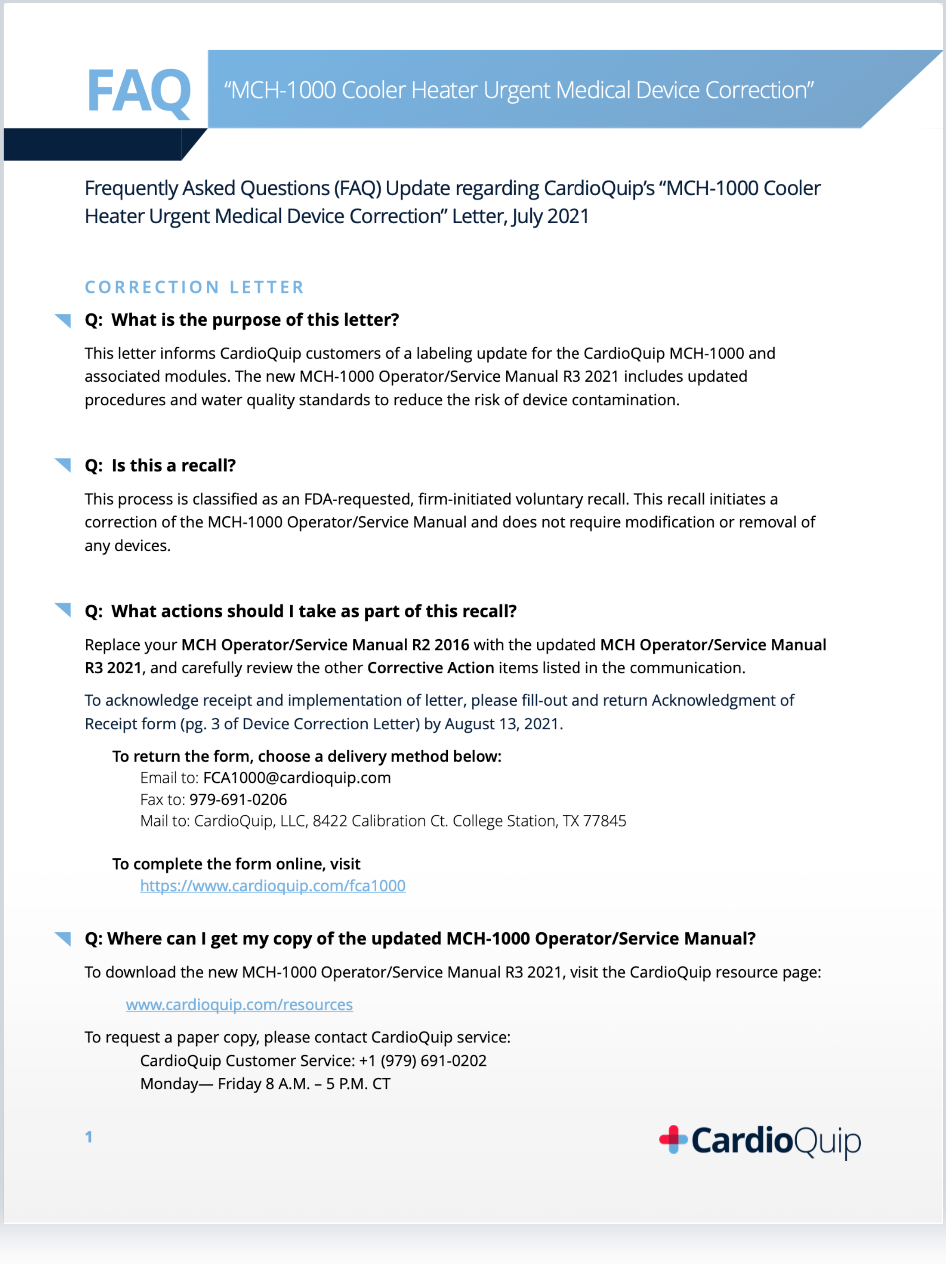 MCH-1000 Letter FAQ (Copy)