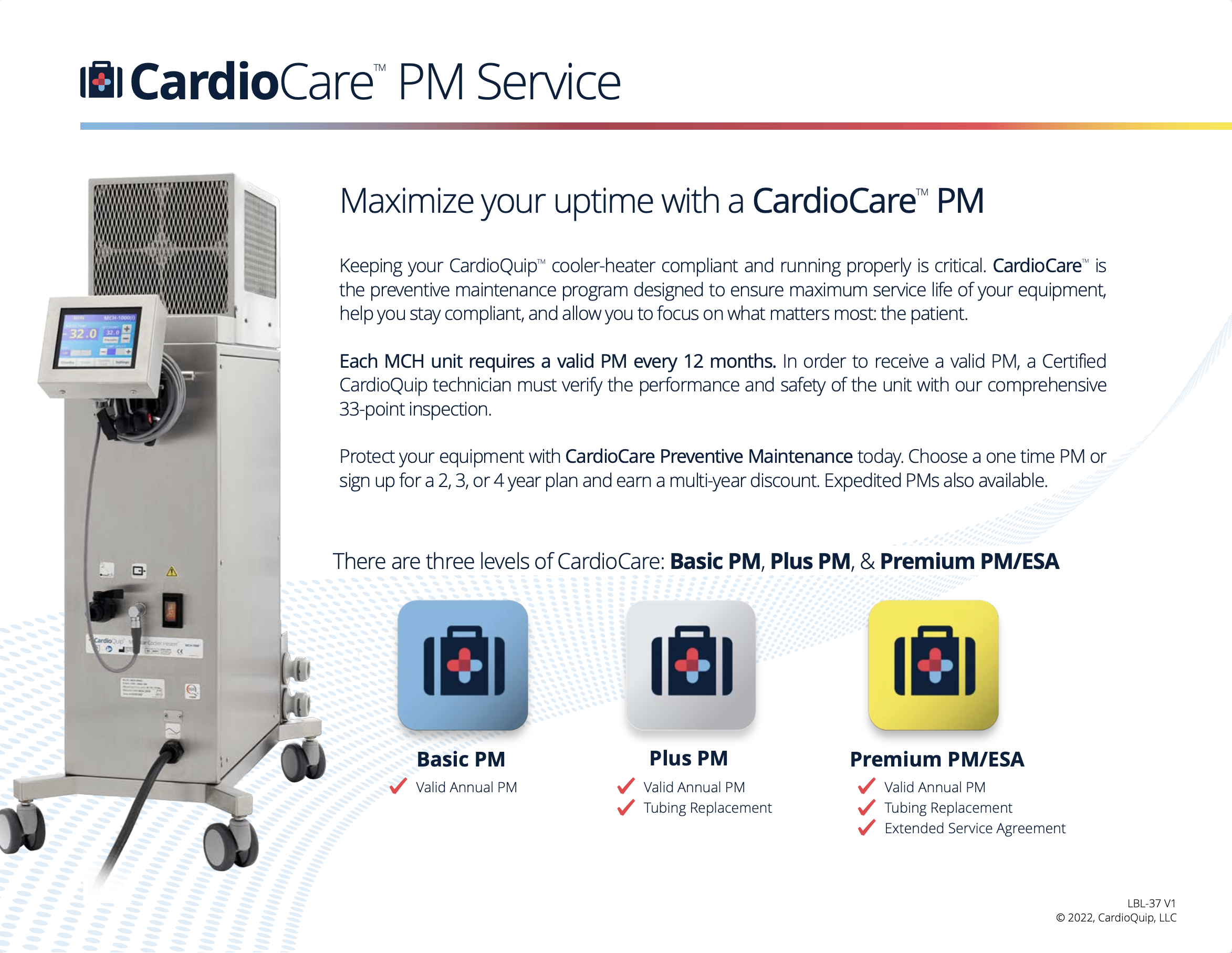 CardioCare PM Service One-Pagers