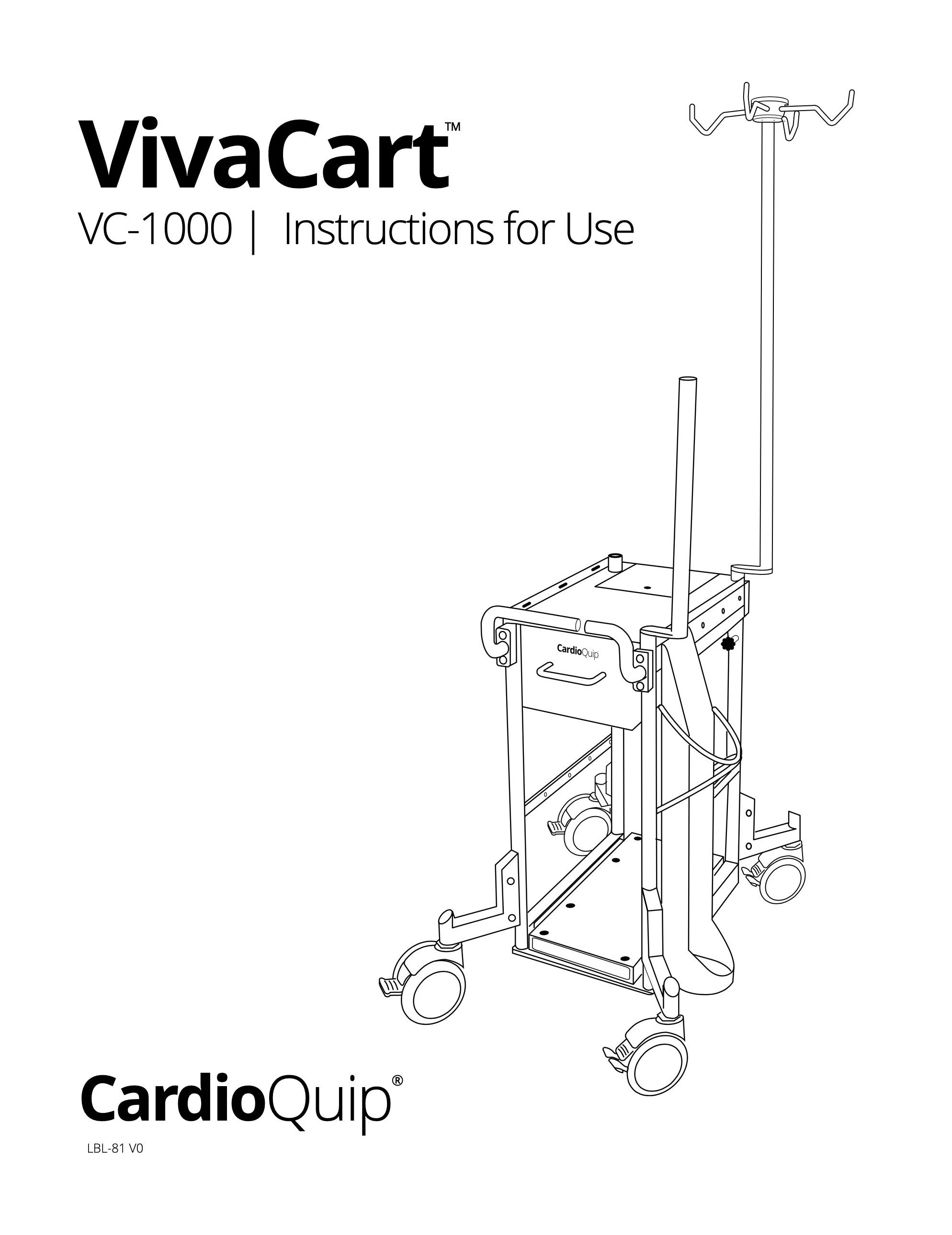VivaCart VC-1000 Instructions for Use 2025