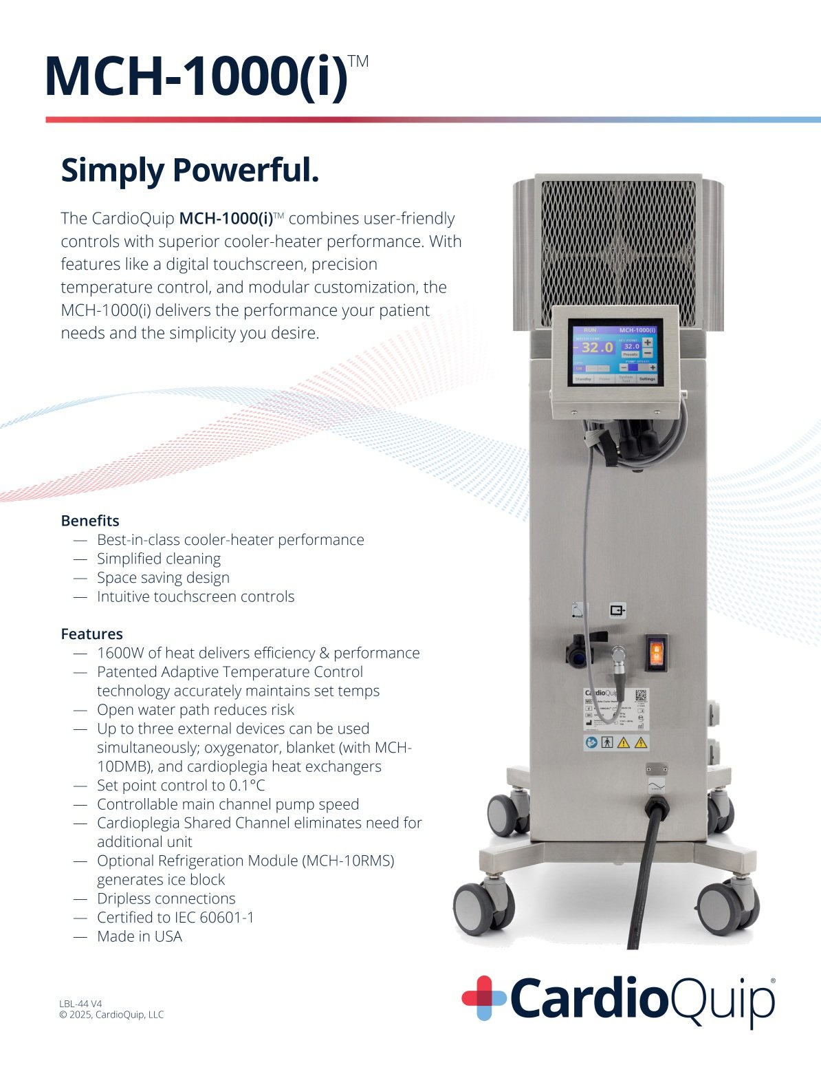 MCH-1000(i) One-Pager 2025