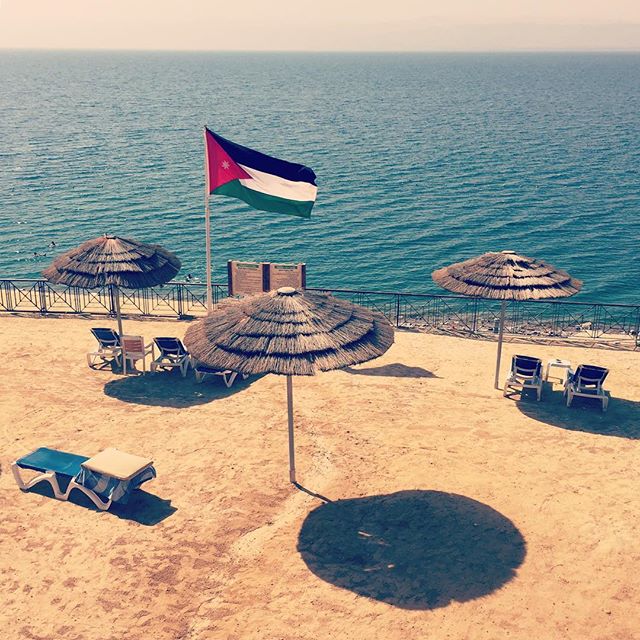 No swimming in the Dead Sea, floating only. M&ouml;venpick, Dead Sea, Jordan.