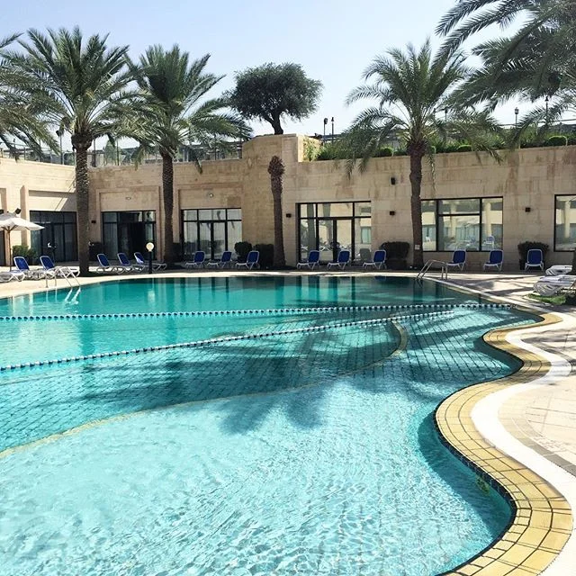 Outdoor Pool. Intercontinental Hotel, Amman, Jordan.