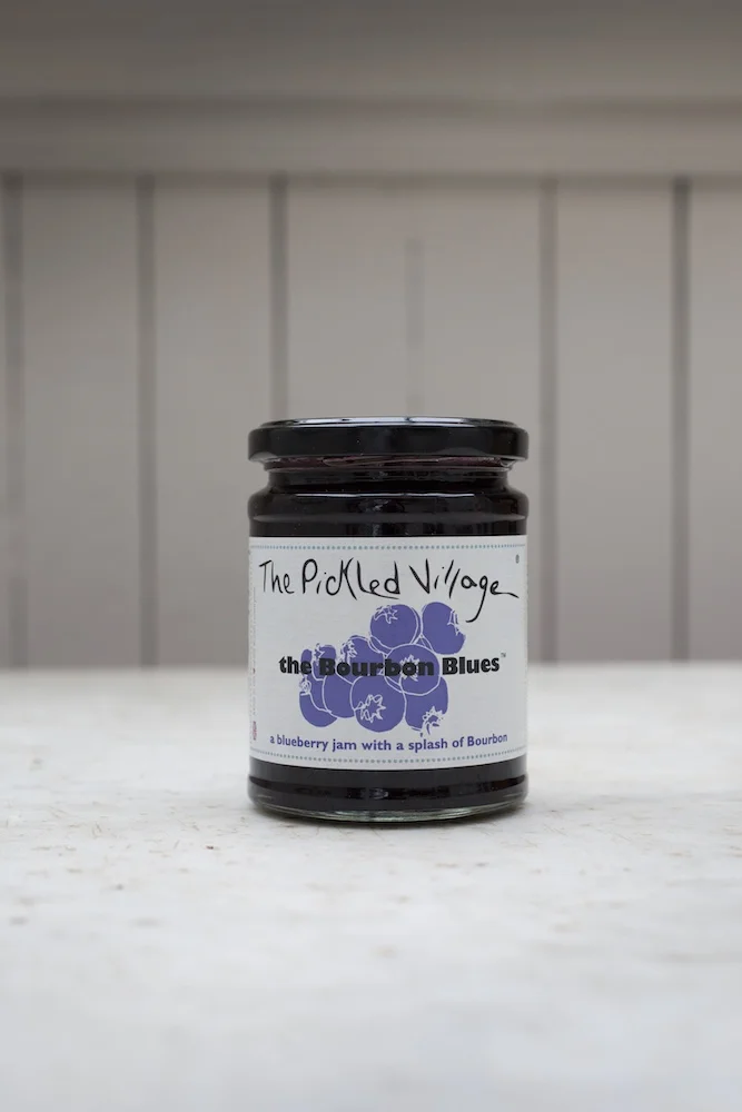 The Pickled Village - bourbon blues blueberry jam