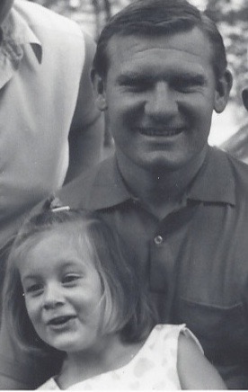 My father, Johnny Wilson, and me.