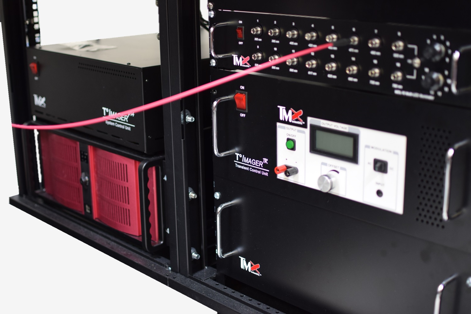 T°Imager Modular Design Contains All Units Within the System Rack Station
