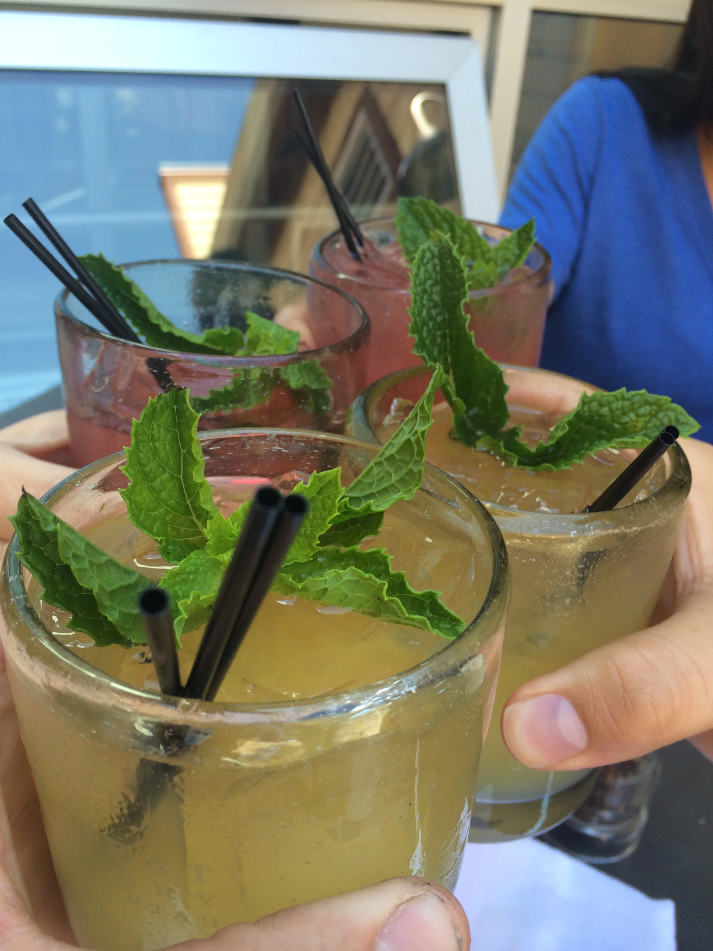 High West lemonade with whiskey or vodka.