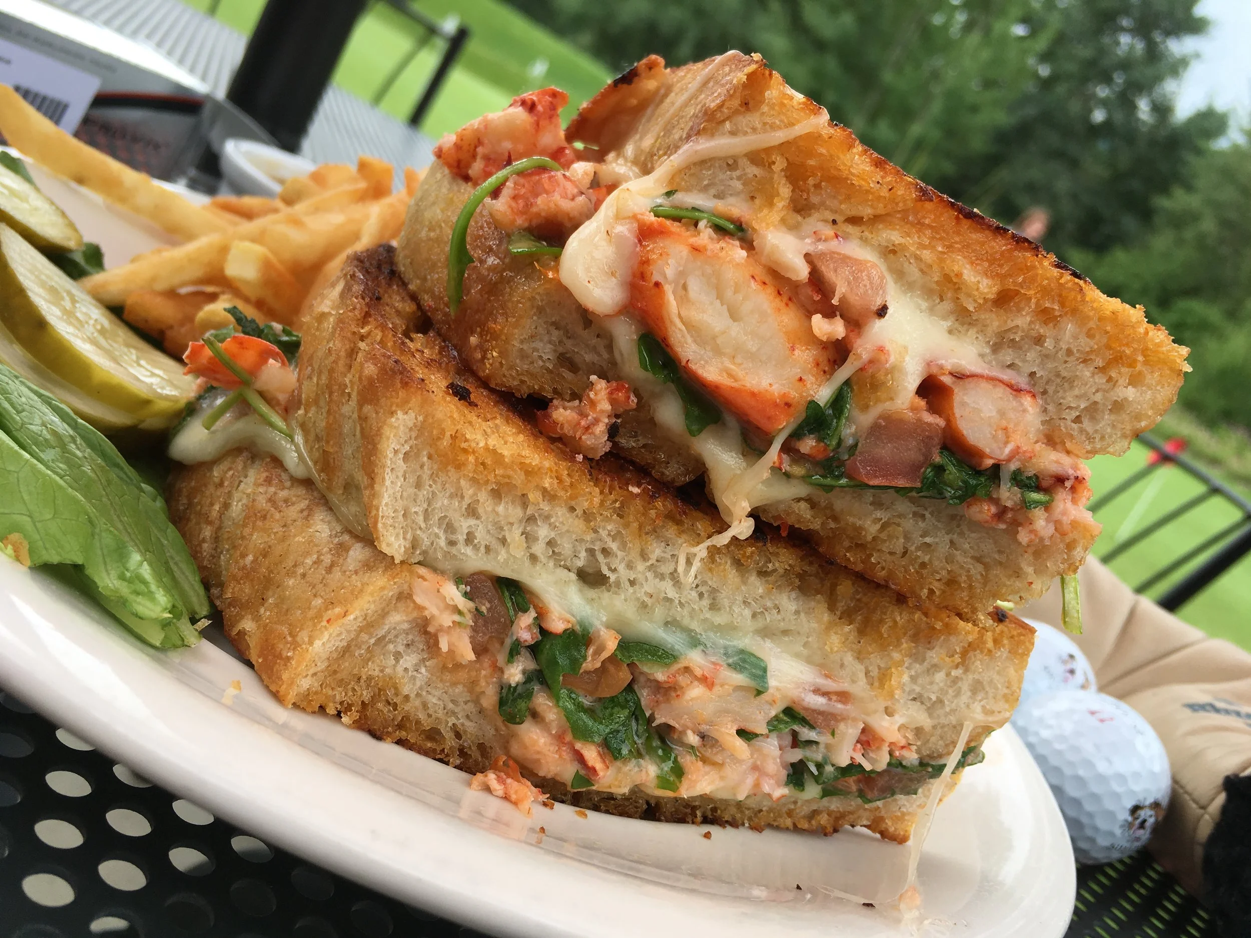 Bandana's lobster grilled cheese