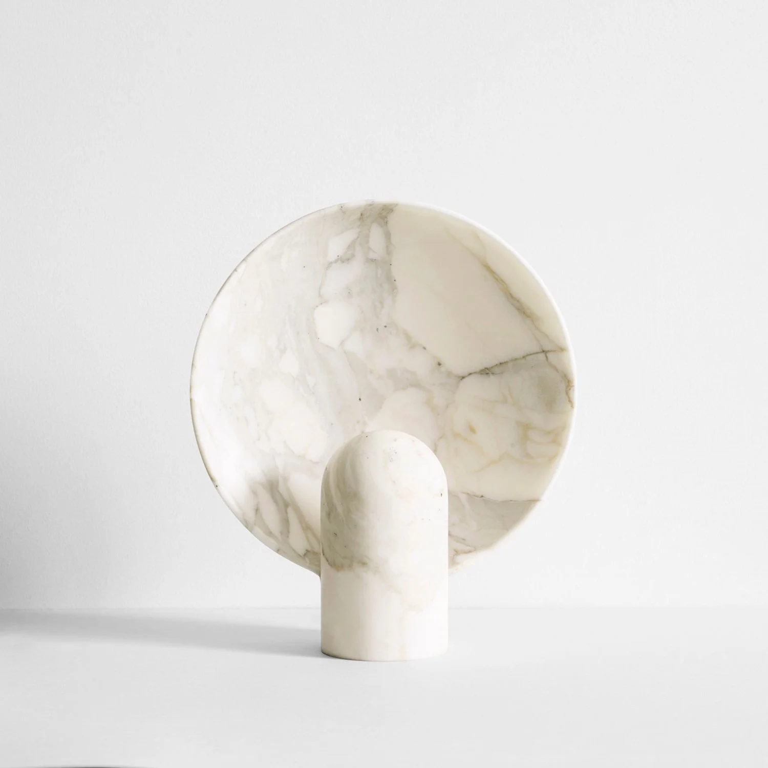 Surface Sconce Table Lamp - Calacatta Stone