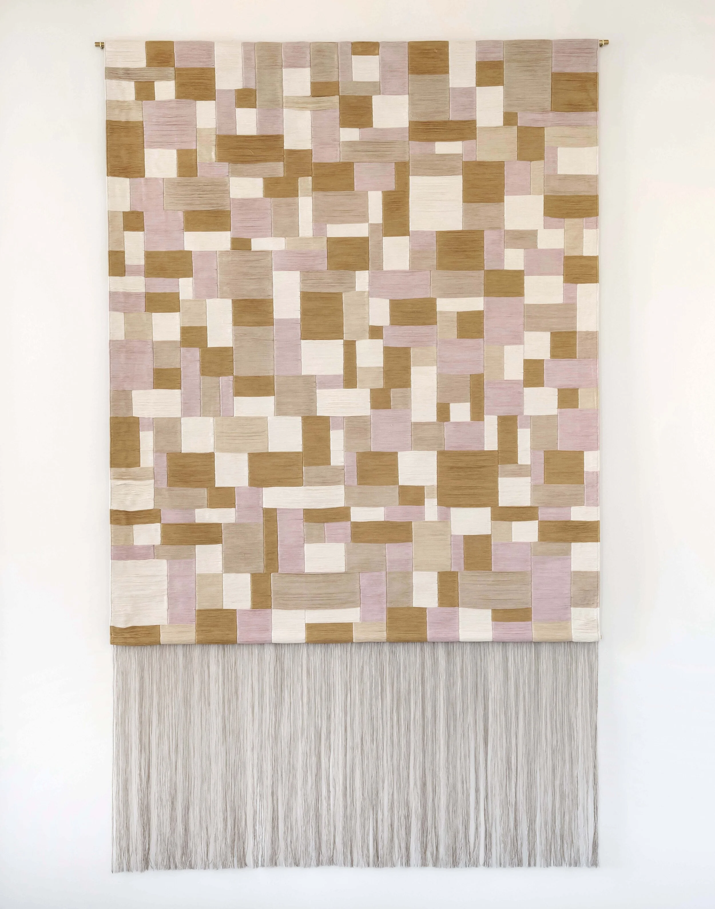 Weaving VI - Pink/Cream/Gold - SOLD — Radnor