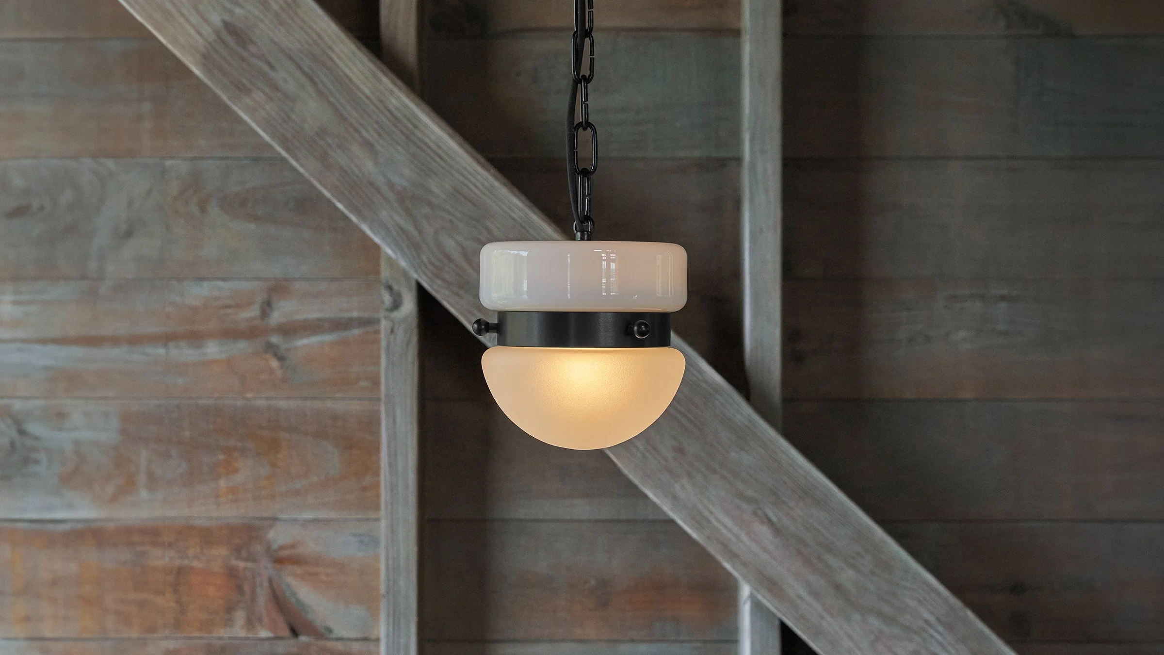 Slab Hemisphere Pendant