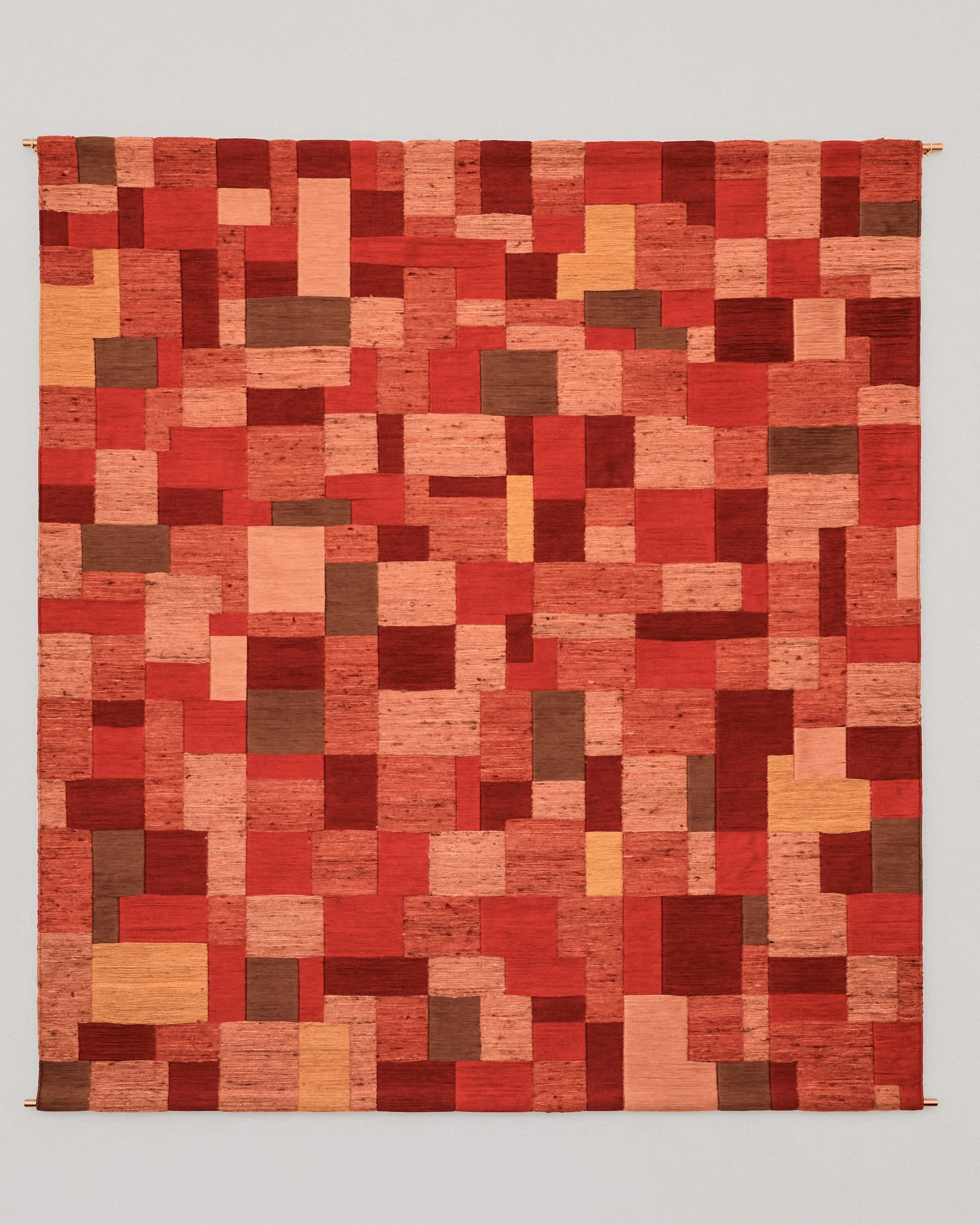 Weaving IX - Lac/Iron Vinegar/Manjistha, 2024