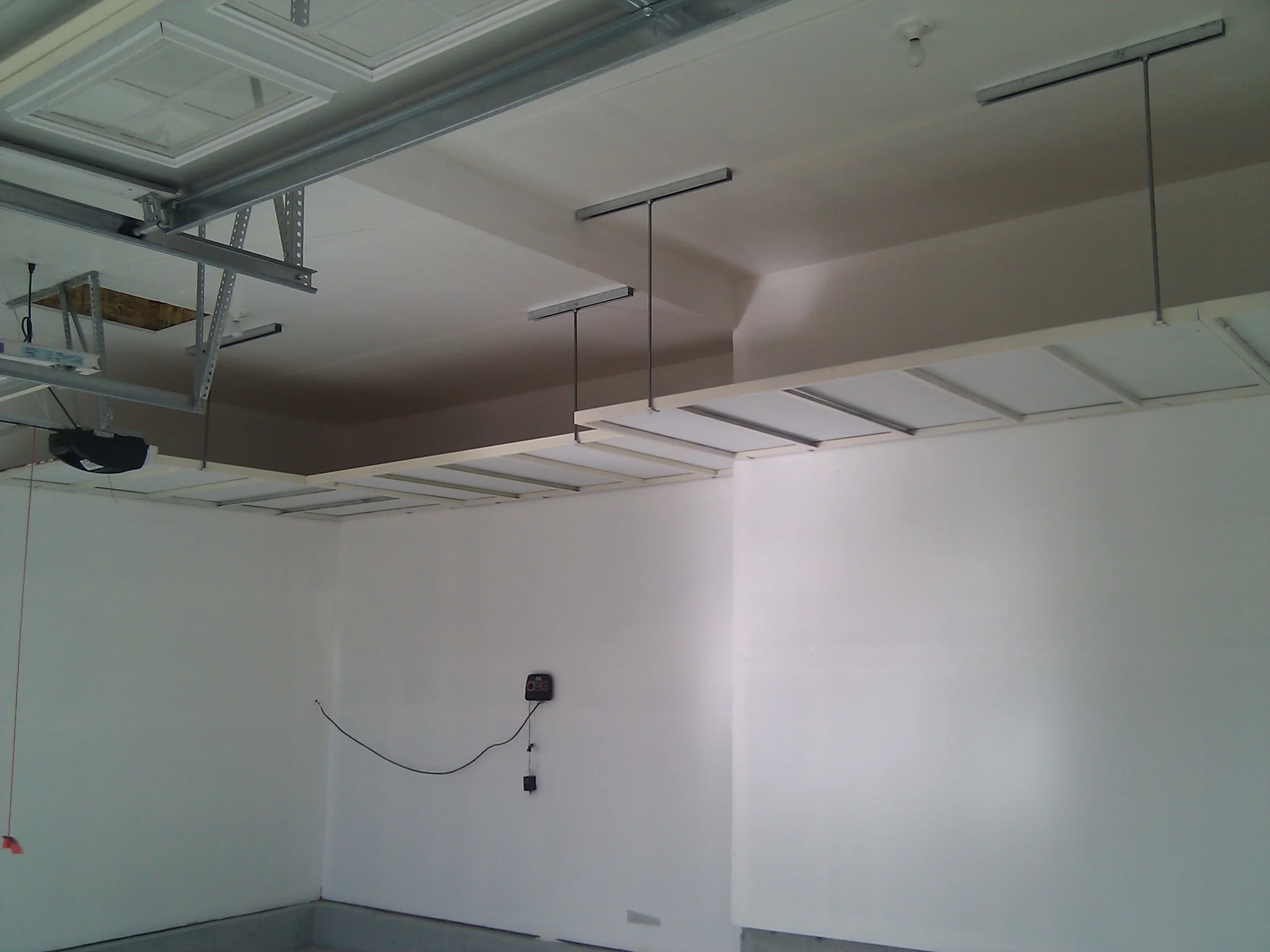 3 units, Overhead Storage, Overhead shelving